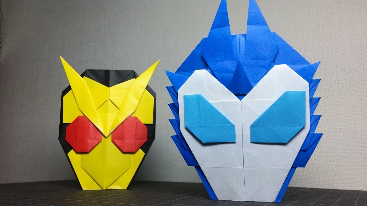仮面ライダーバルカンの折り紙 ゼロワン Origami Kamen Rider Mask 仮面ライダー動画収集所